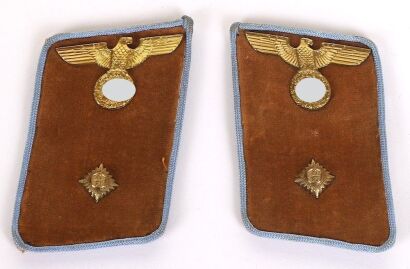 Third Reich NSDAP Ortsgruppe Arbeitsleiter Tunic Collar Patches
