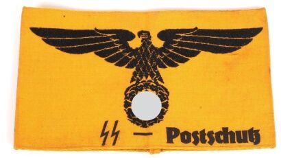 WW2 German SS Postschutz Waffen SS Post Police Armband