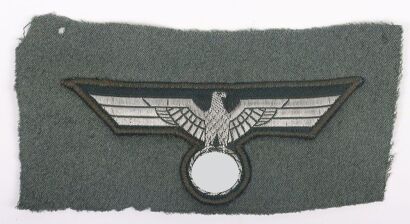 Third Reich German Army NCO's Breast Eagle, Uniform Removed.
