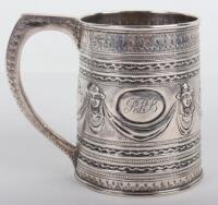 A Georgian silver mug, London 1807
