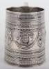 A Georgian silver mug, London 1807 - 3