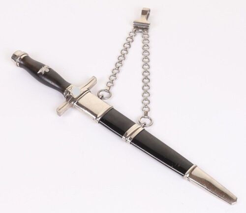 Third Reich Postchutz (Postal Protection) Dress Dagger by Paul Weyersberg, Solingen,