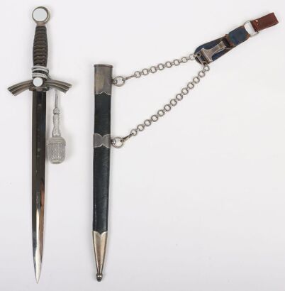 Third Reich 1st Pattern Luftwaffe Dagger with Early DLV Type Scabbard
