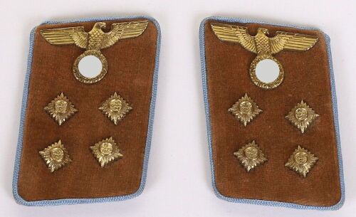 Third Reich NSDAP Ortsgruppe Gemeinschaftsleiter Tunic Collar Patches