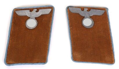 Third Reich NSDAP Ortsgruppe Politischer-Lieter -Anwarter Tunic Collar Patches