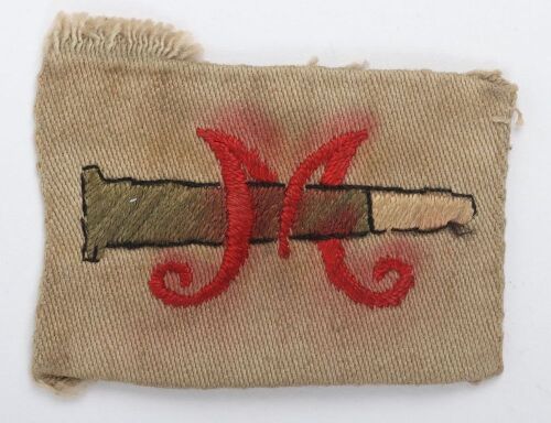 WW1 Volunteer Training Corps (V.T.C) Marksman's Cloth Badge