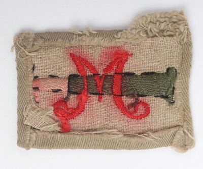 WW1 Volunteer Training Corps (V.T.C) Marksman's Cloth Badge - 2