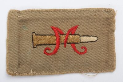 WW1 Volunteer Training Corps (V.T.C) Marksman's Cloth Badge
