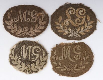 Grouping of WW1 Period Machine Gunner and Lewis Gunner Trade Sleeve Badges