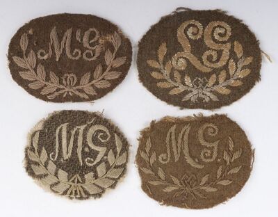 Grouping of WW1 Period Machine Gunner and Lewis Gunner Trade Sleeve Badges