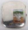 A silver and enamel import cigarette case, early 20th century - 2