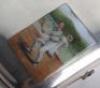 A silver and enamel import cigarette case, early 20th century - 3