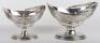 A pair of big and small Georgian silver sweet baskets, Peter & Anne Bateman, London 1796 - 2