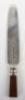 A Georgian silver letter opener, Birmingham 1831 - 2