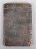 An unusual modern silver card case - 2