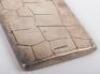 An unusual modern silver card case - 3