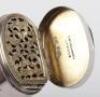 A Victorian scent bottle and vinaigrette, Sampson Mordan & Co London 1873 - 4