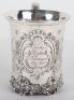 A Victorian silver mug, Robert Wallis, London 1845