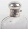 An early 20th century silver and glass flask, Cohen & Charles, Birmingham 1909 - 3
