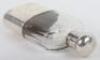 An early 20th century silver and glass flask, Cohen & Charles, Birmingham 1909 - 6