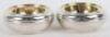 A pair of Britannia standard silver salts, Crichton Brothers, 1925 - 2