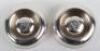 A pair of Britannia standard silver salts, Crichton Brothers, 1925 - 4