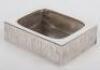 A Gerald Benney silver ashtray, London 1972 - 3