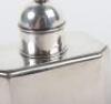 A Georgian silver tea caddy, marks rubbed - 7