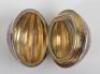 A Victorian silver compact in the form of an egg, George Unite, Birmingham 1887 - 3