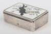 A superb Victorian silver and enamel box and match striker, Horton & Allday, Birmingham 1887 - 4
