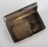 A superb Victorian silver and enamel box and match striker, Horton & Allday, Birmingham 1887 - 7
