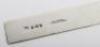An early 20th century silver rule, Drew & Sons, London 1919 - 4