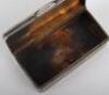 A Russian silver snuff box, marked HAG - 7