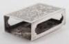 A Chinese silver match holder, marks rubbed - 4