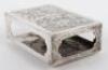 A Chinese silver match holder, marks rubbed - 5