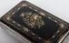 A Georgian tortoiseshell and pique work silver and gold box - 5