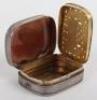 A Georgian silver and agate vinaigrette, Scottish - 7