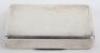 A silver snuff box, unmarked - 2