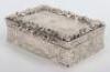A Victorian heavy silver snuff box, Charles Rawlings & William Summers, London 1845 - 4