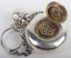 A rare silver scent bottle/vinaigrette/pill box, Sampson & Mordan, London 1875 - 7