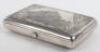 A 19th century Russian silver niello cigar box, possibly Ivan Saltykov, Moscow, Kokoshnik marks - 3