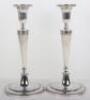A pair of Victorian silver candlesticks, London 1880, Martin Hall & Co - 2