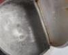 A Victorian silver circular &lsquo;squeeze&rsquo; sided box, London 1867 - 6