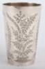 A Victorian silver beaker, Edward Barnard & Sons, London 1890 - 8