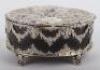 A fine Victorian silver tortoiseshell casket, George Fox, London 1893