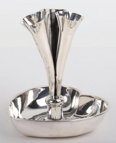 A silver trinket dish/vase, Cornelius Desormeaux Saunders & James Francis Hollings Shepherd, London