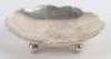 A small silver dish in the form of a flower, Sheffield 1944 - 5