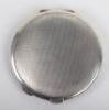 An enamel and silver make up case/compact, Birmingham 1950 - 2