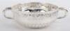A Victorian silver porringer, London 1889