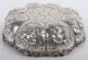 A Victorian silver chased bowl, William Cripps, London 1884 - 5